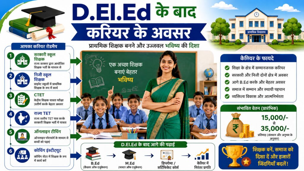 D.El.Ed के बाद करियर के अवसर